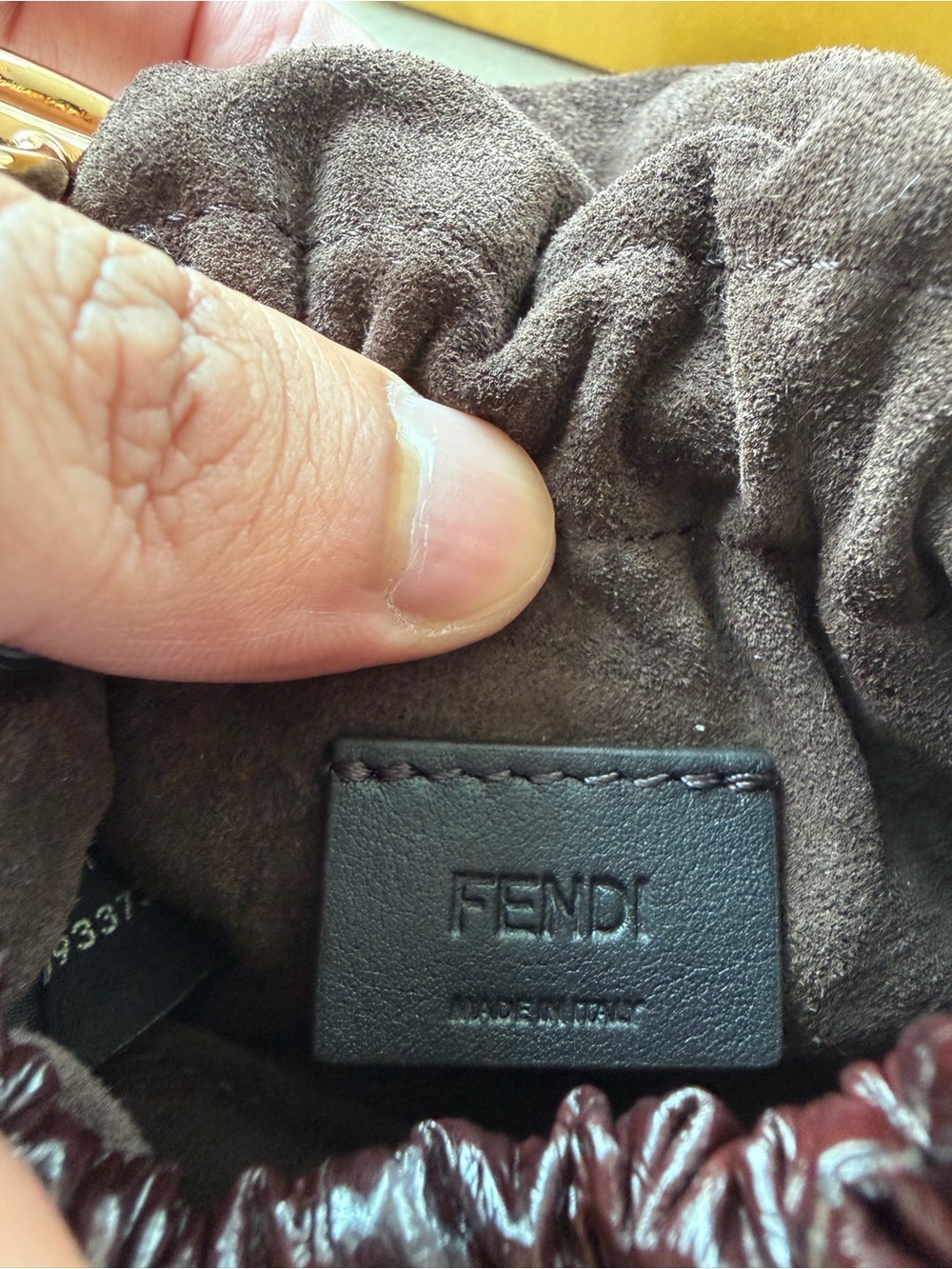 Fendi Nano Mama Baguette in Eelskin - Picture 4 of 5